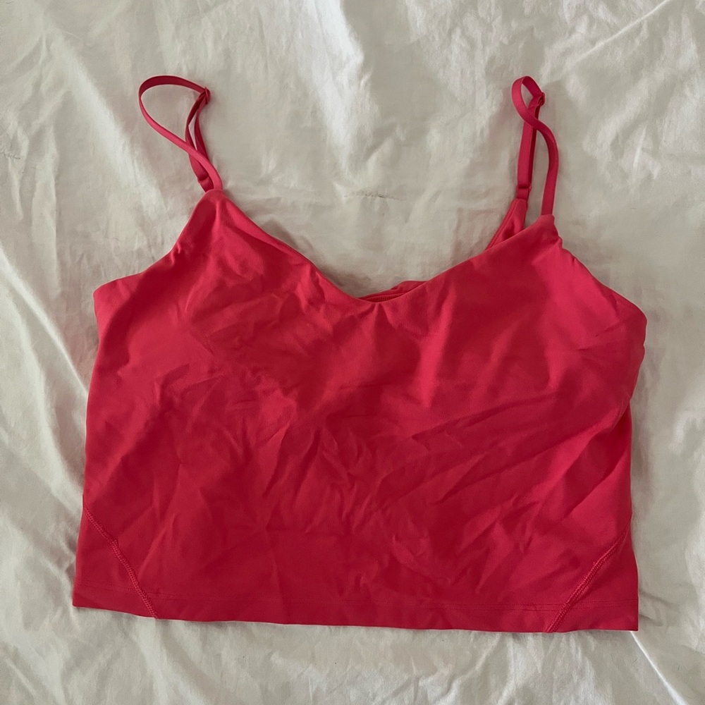 Lululemon Athletica Red Tank Top